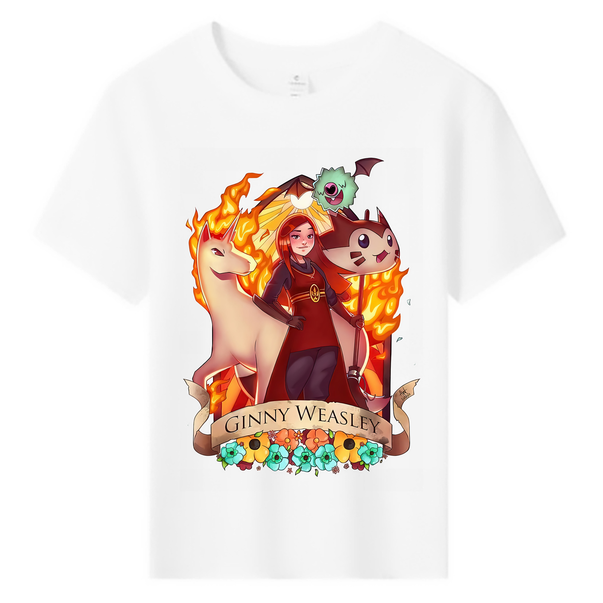 （画像用） Harry Potter ハリー・ポッターシリーズ 綿100％キッズTシャツ（フロントプリント）