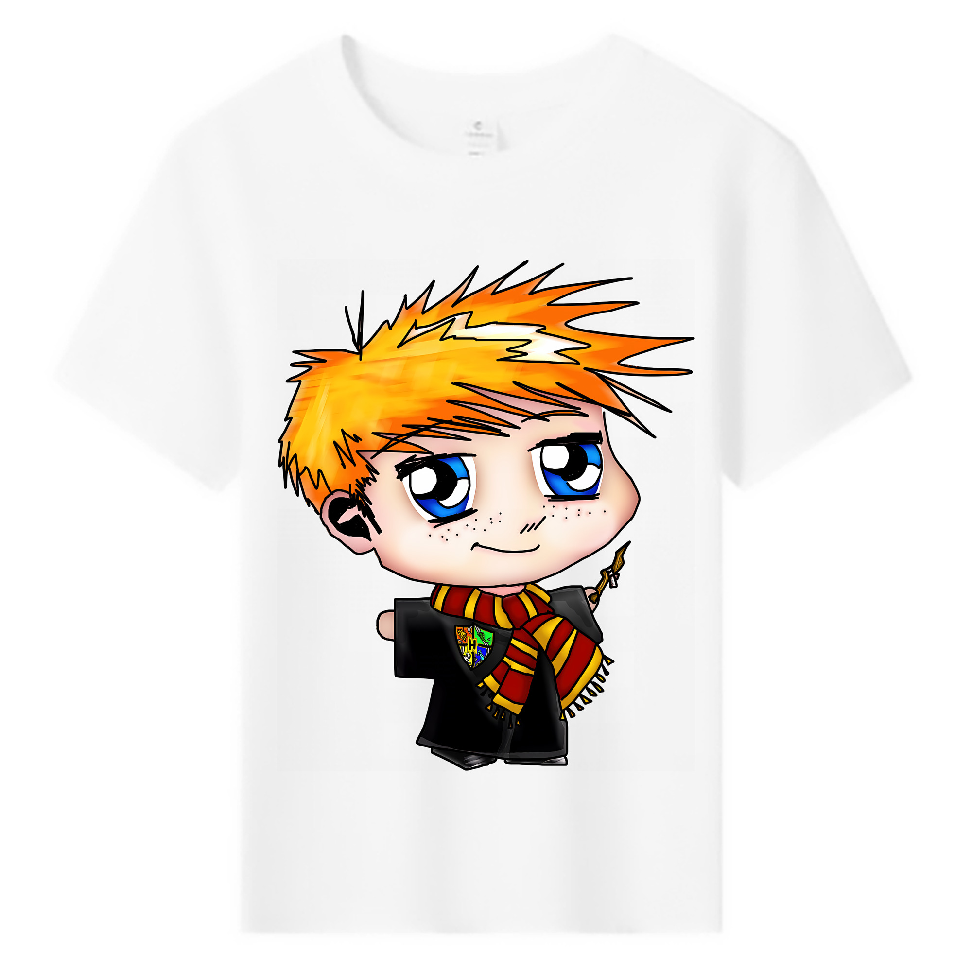 （画像用） Harry Potter ハリー・ポッターシリーズ 綿100％キッズTシャツ（フロントプリント）
