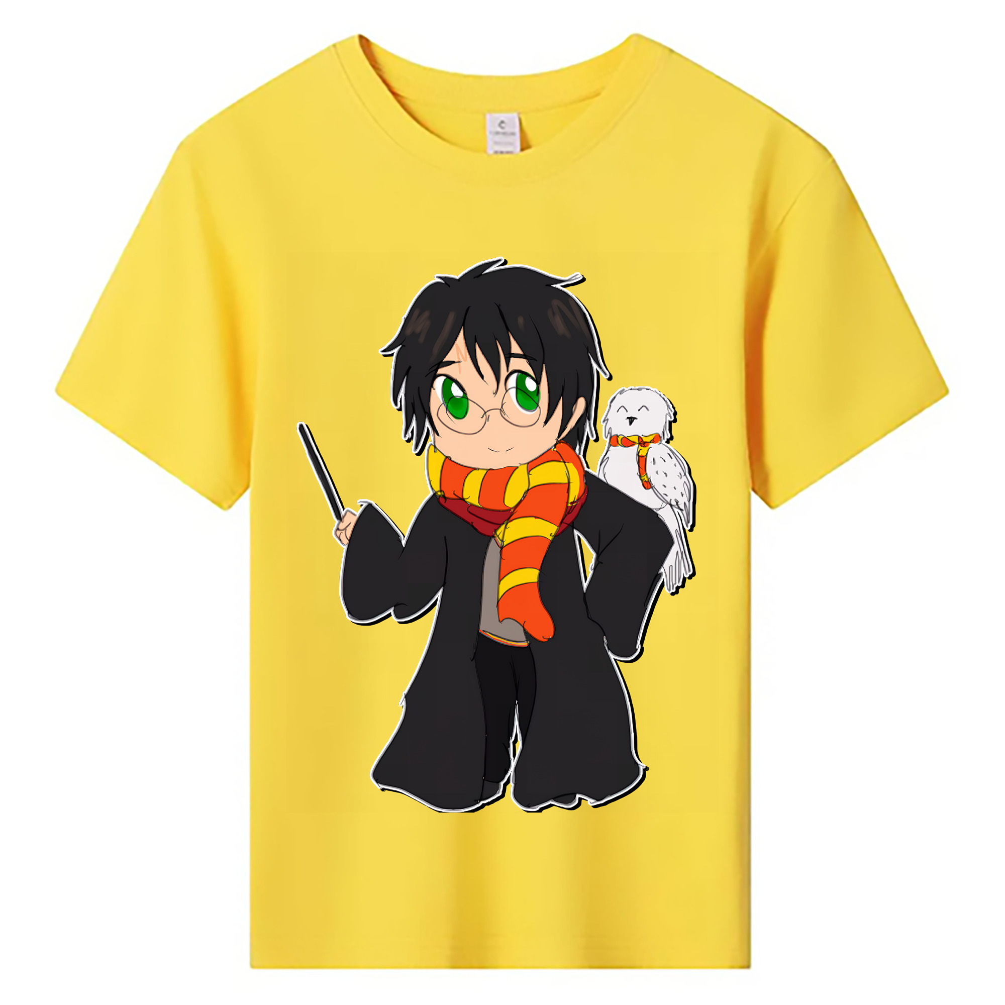 （画像用） Harry Potter ハリー・ポッターシリーズ 綿100％キッズTシャツ（フロントプリント）
