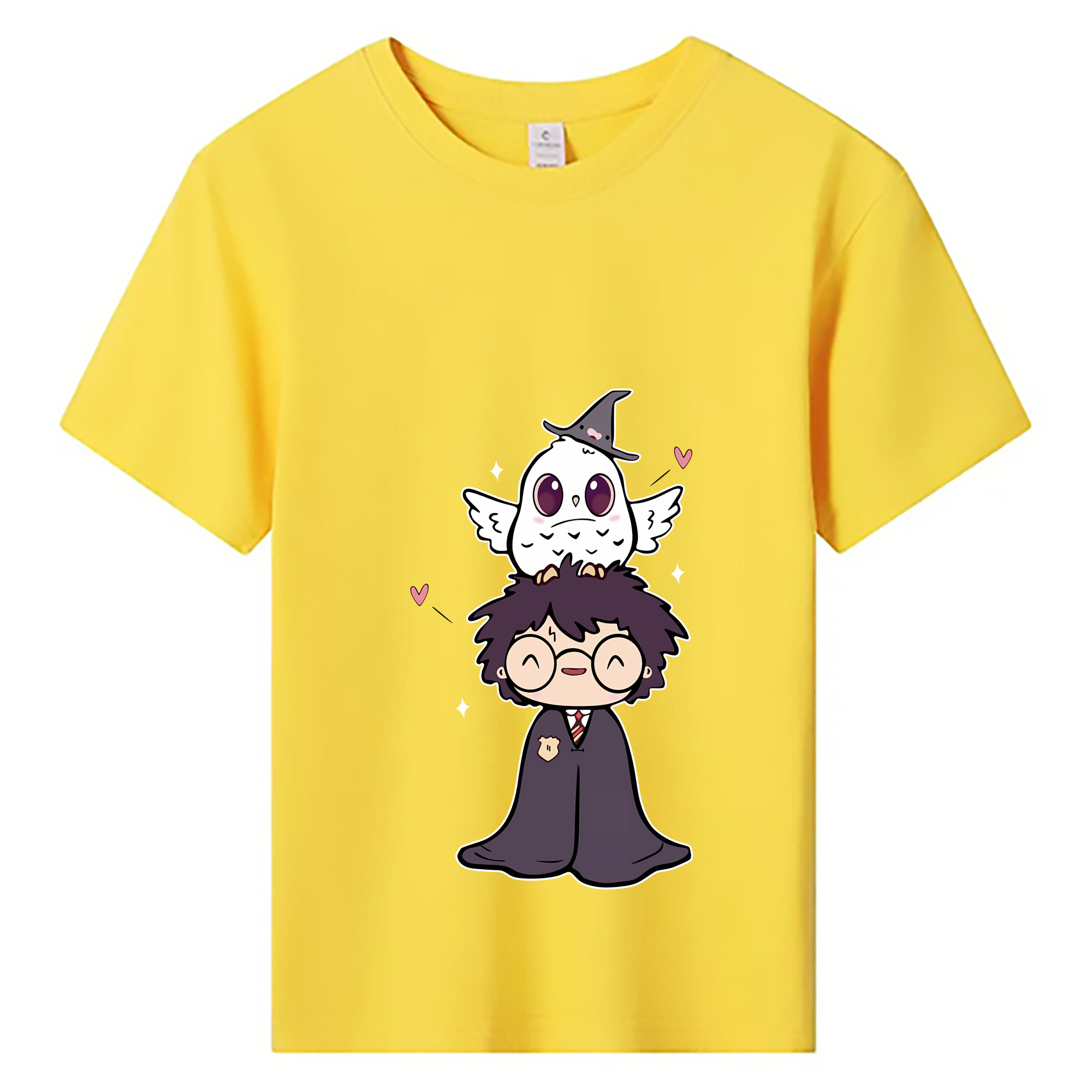 （画像用） Harry Potter ハリー・ポッターシリーズ 綿100％キッズTシャツ（フロントプリント）