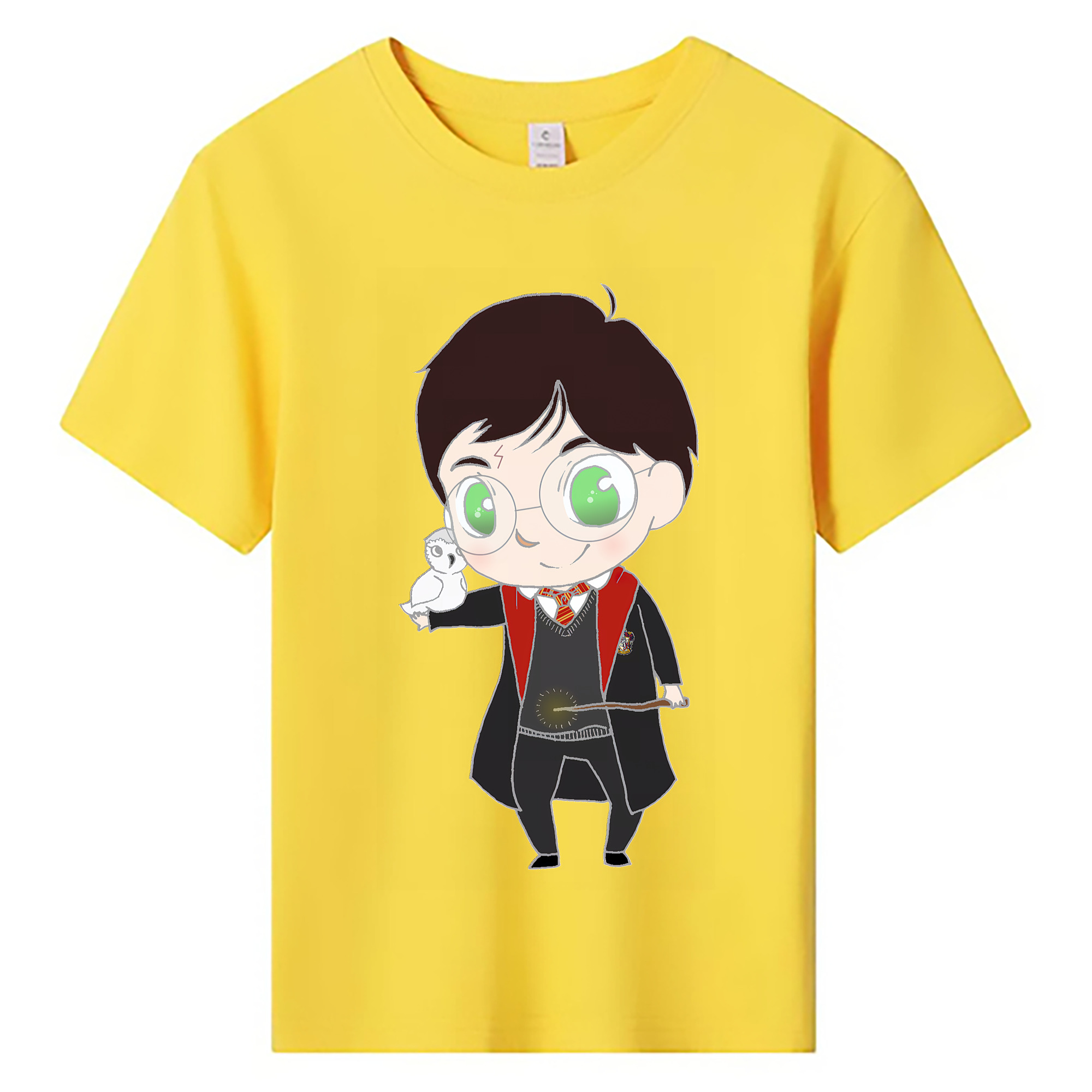 （画像用） Harry Potter ハリー・ポッターシリーズ 綿100％キッズTシャツ（フロントプリント）