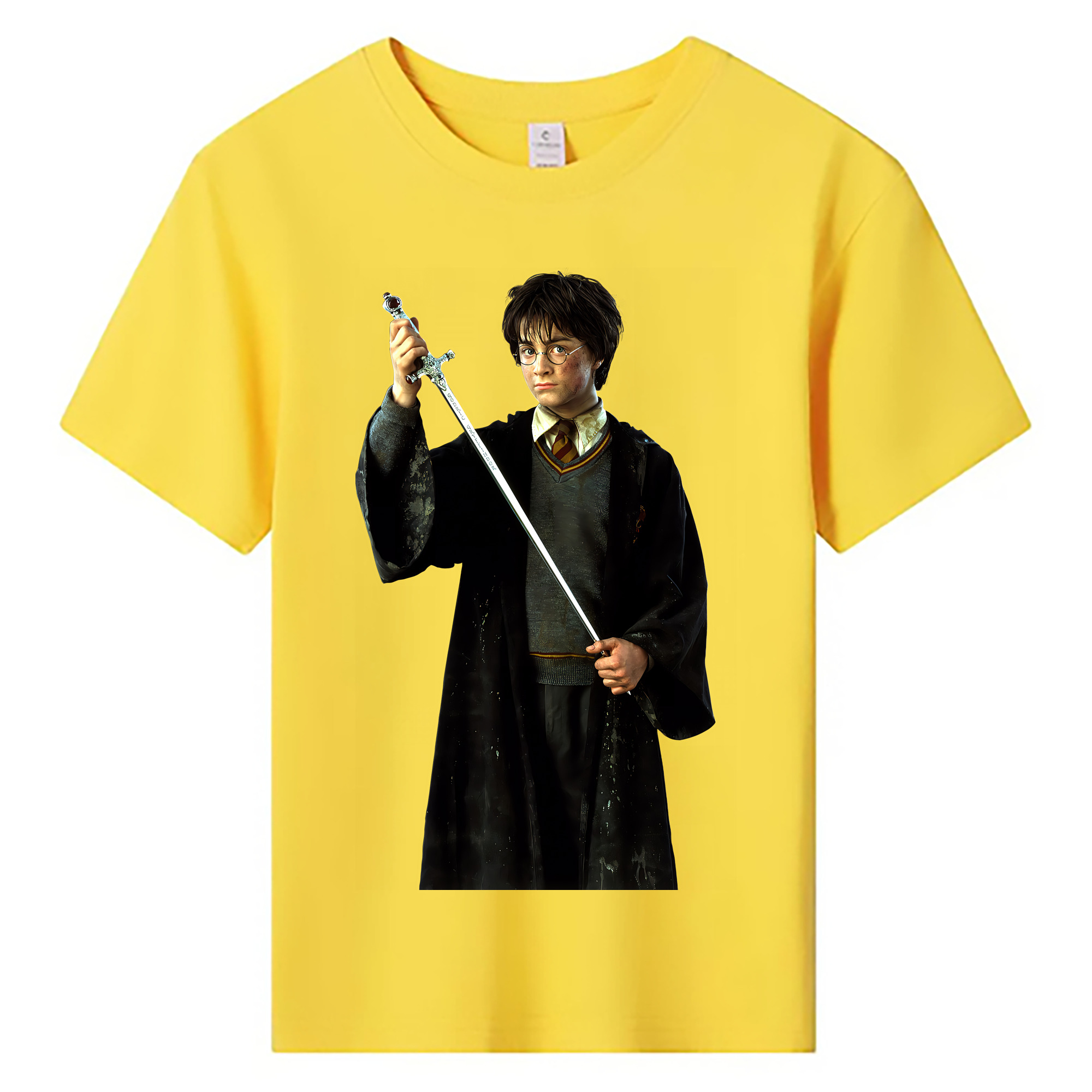 （画像用） Harry Potter ハリー・ポッターシリーズ 綿100％キッズTシャツ（フロントプリント）