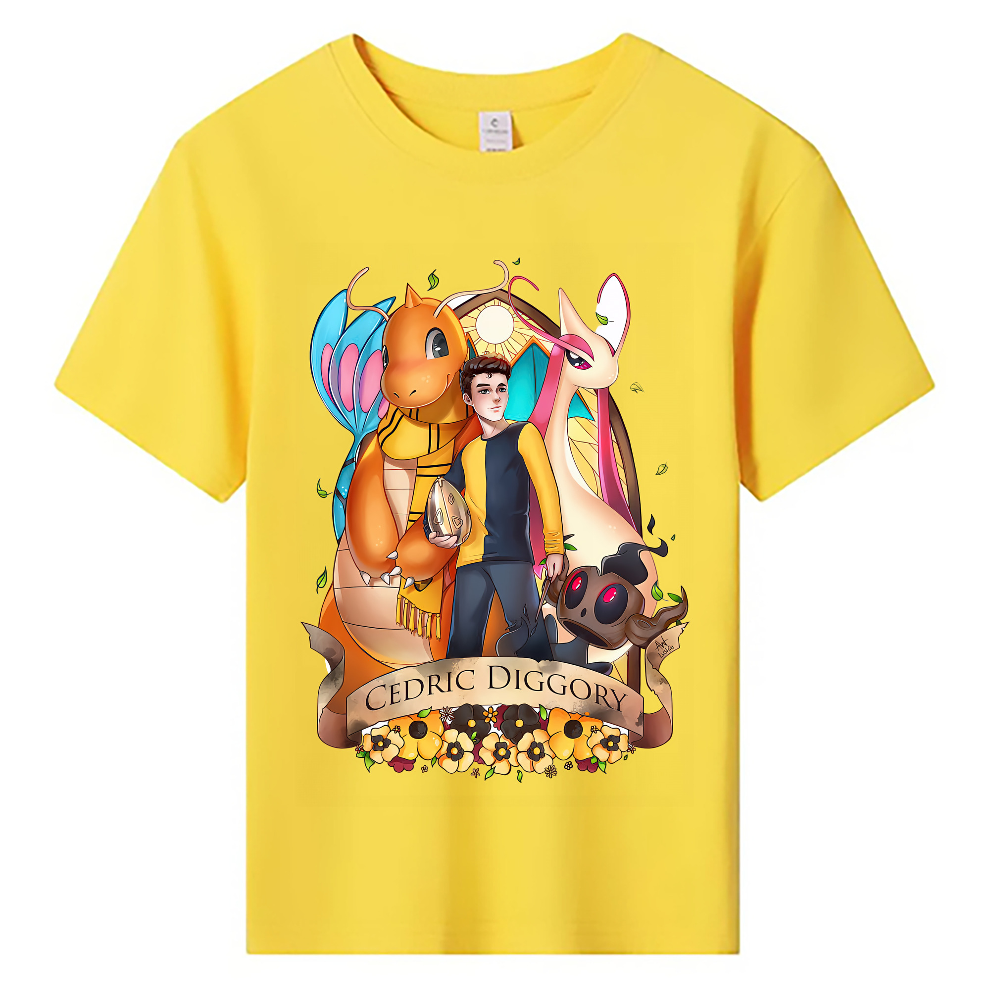 （画像用） Harry Potter ハリー・ポッターシリーズ 綿100％キッズTシャツ（フロントプリント）
