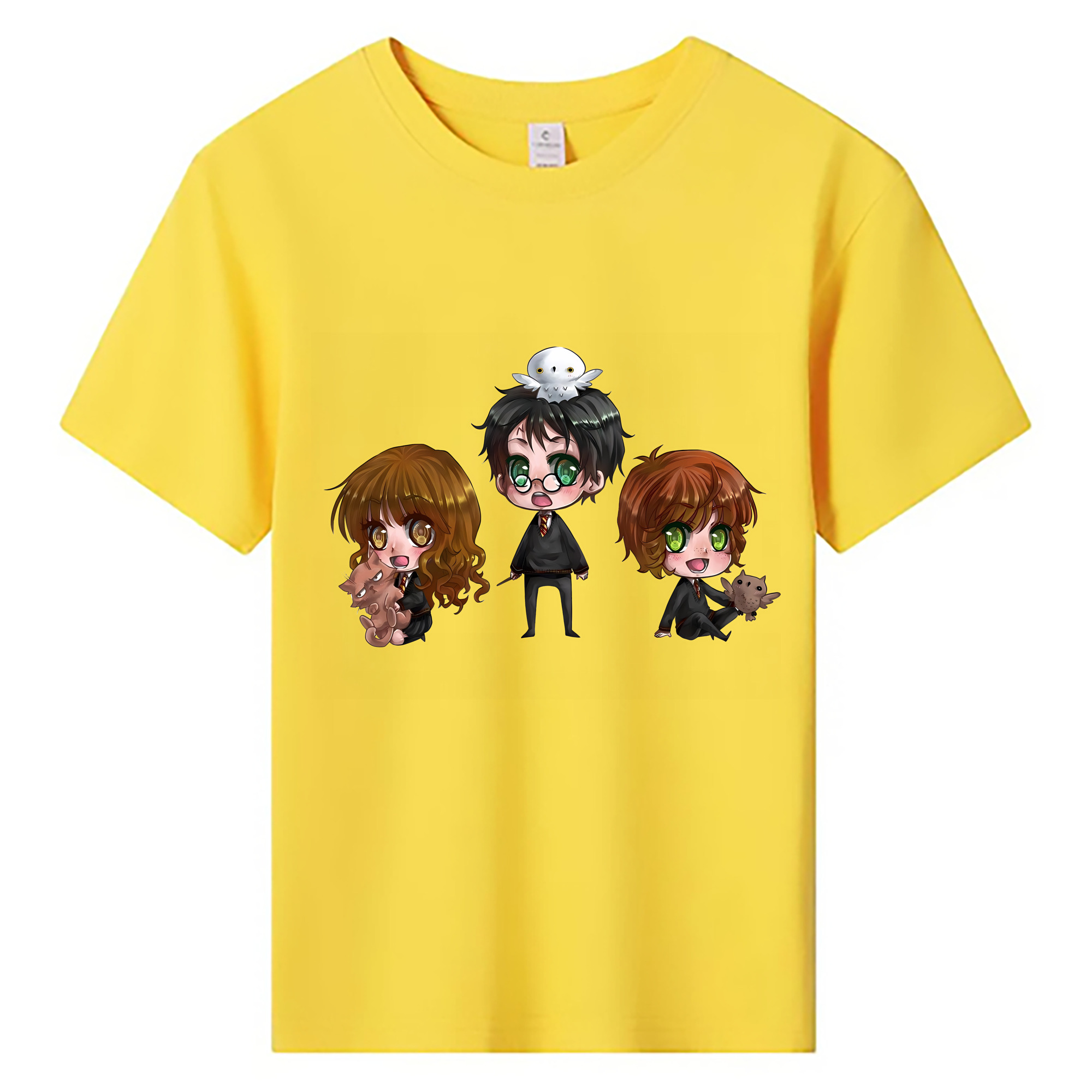 （画像用） Harry Potter ハリー・ポッターシリーズ 綿100％キッズTシャツ（フロントプリント）