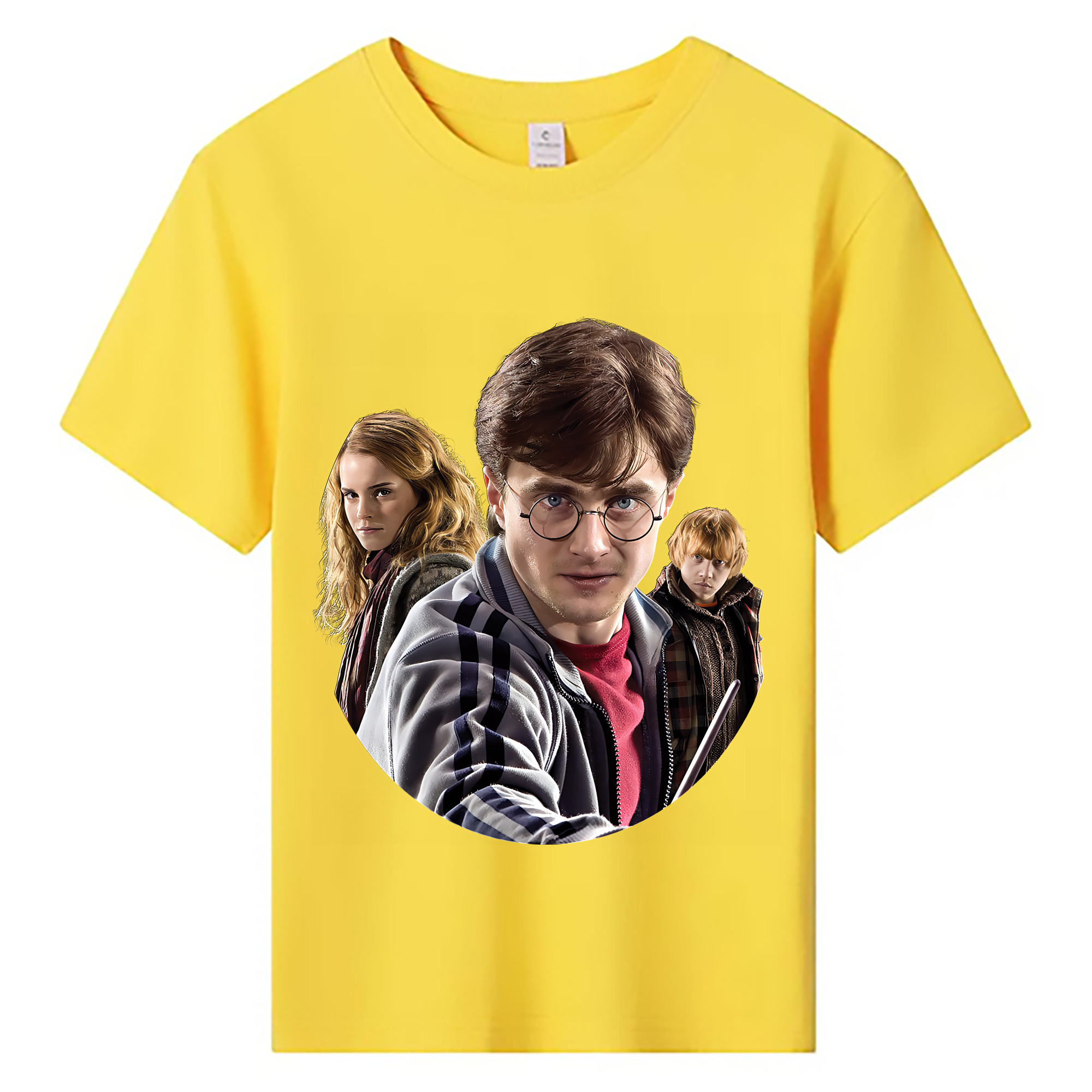 （画像用） Harry Potter ハリー・ポッターシリーズ 綿100％キッズTシャツ（フロントプリント）
