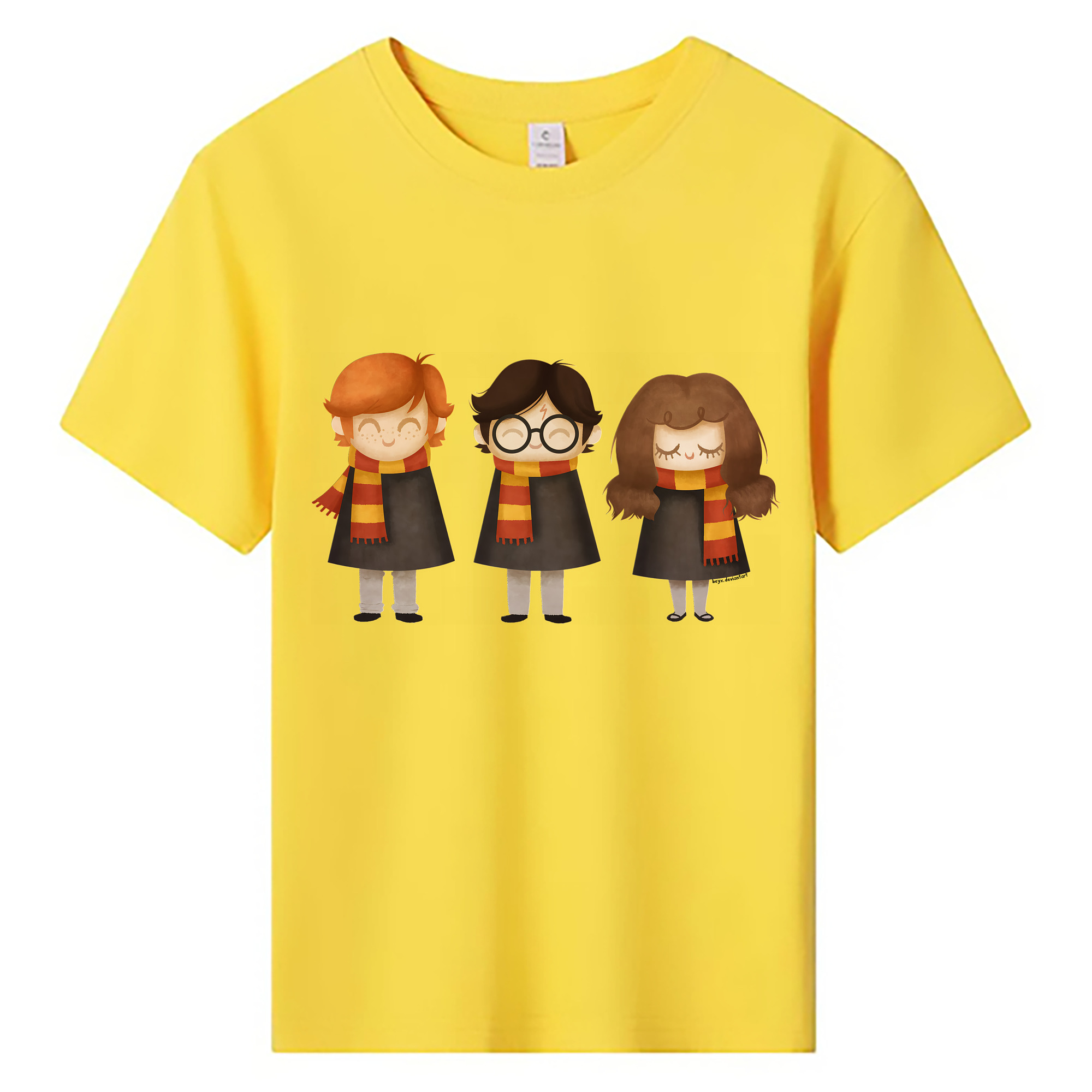 （画像用） Harry Potter ハリー・ポッターシリーズ 綿100％キッズTシャツ（フロントプリント）