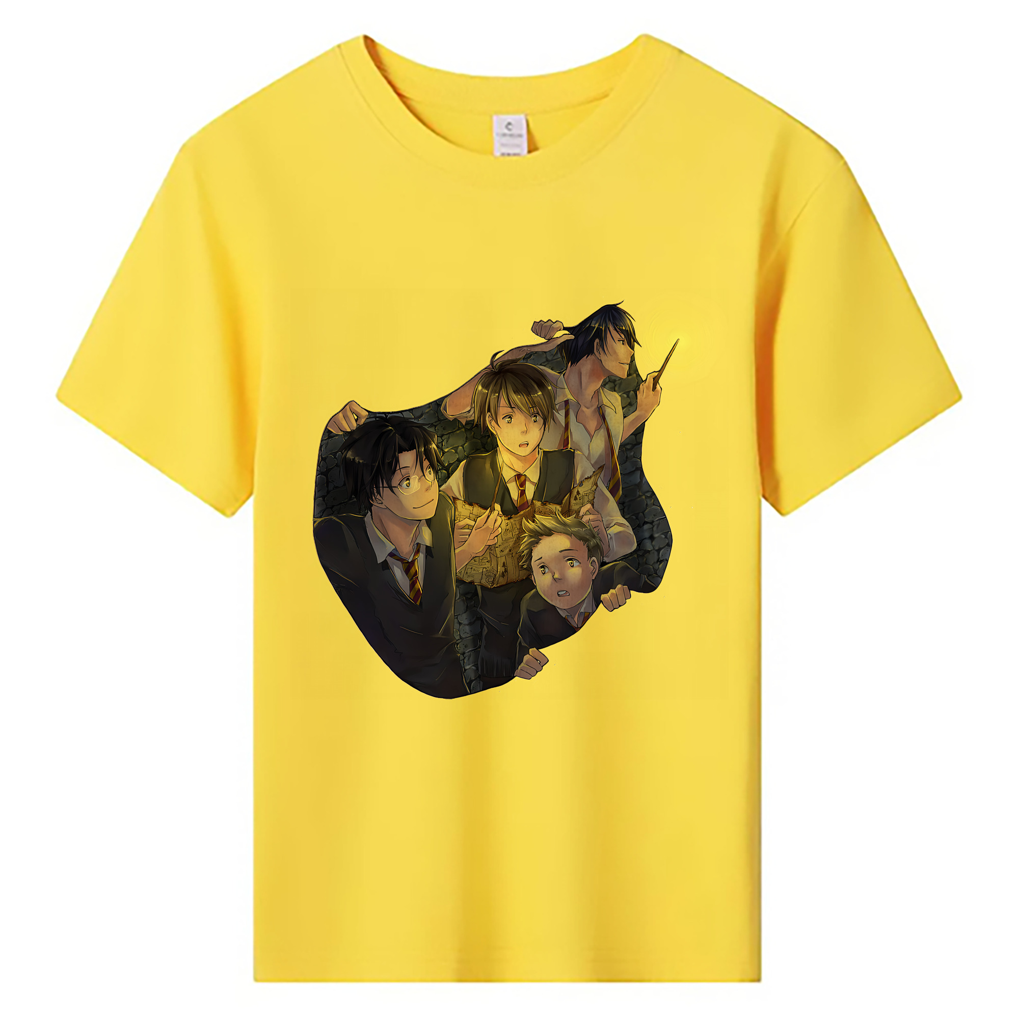 （画像用） Harry Potter ハリー・ポッターシリーズ 綿100％キッズTシャツ（フロントプリント）