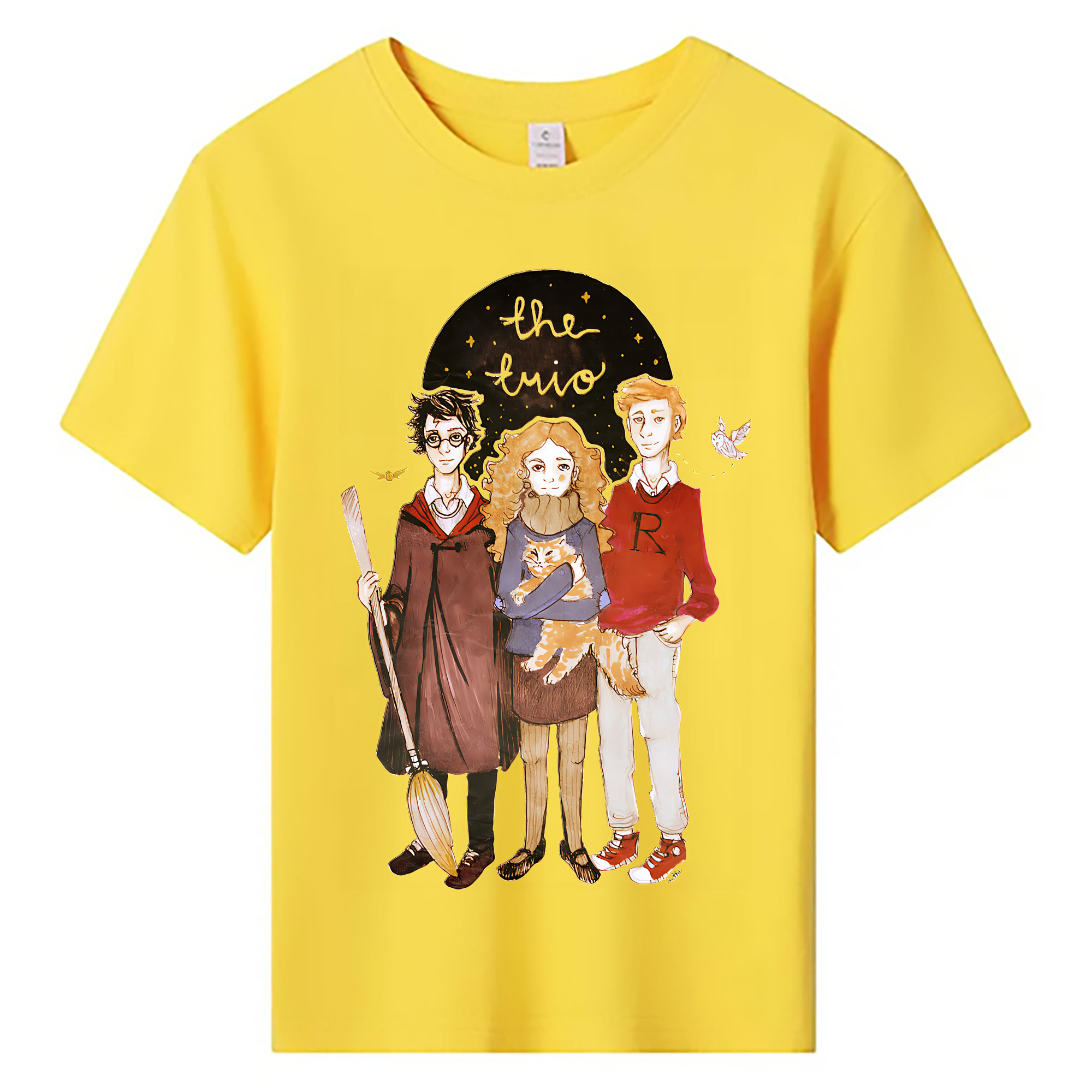 （画像用） Harry Potter ハリー・ポッターシリーズ 綿100％キッズTシャツ（フロントプリント）