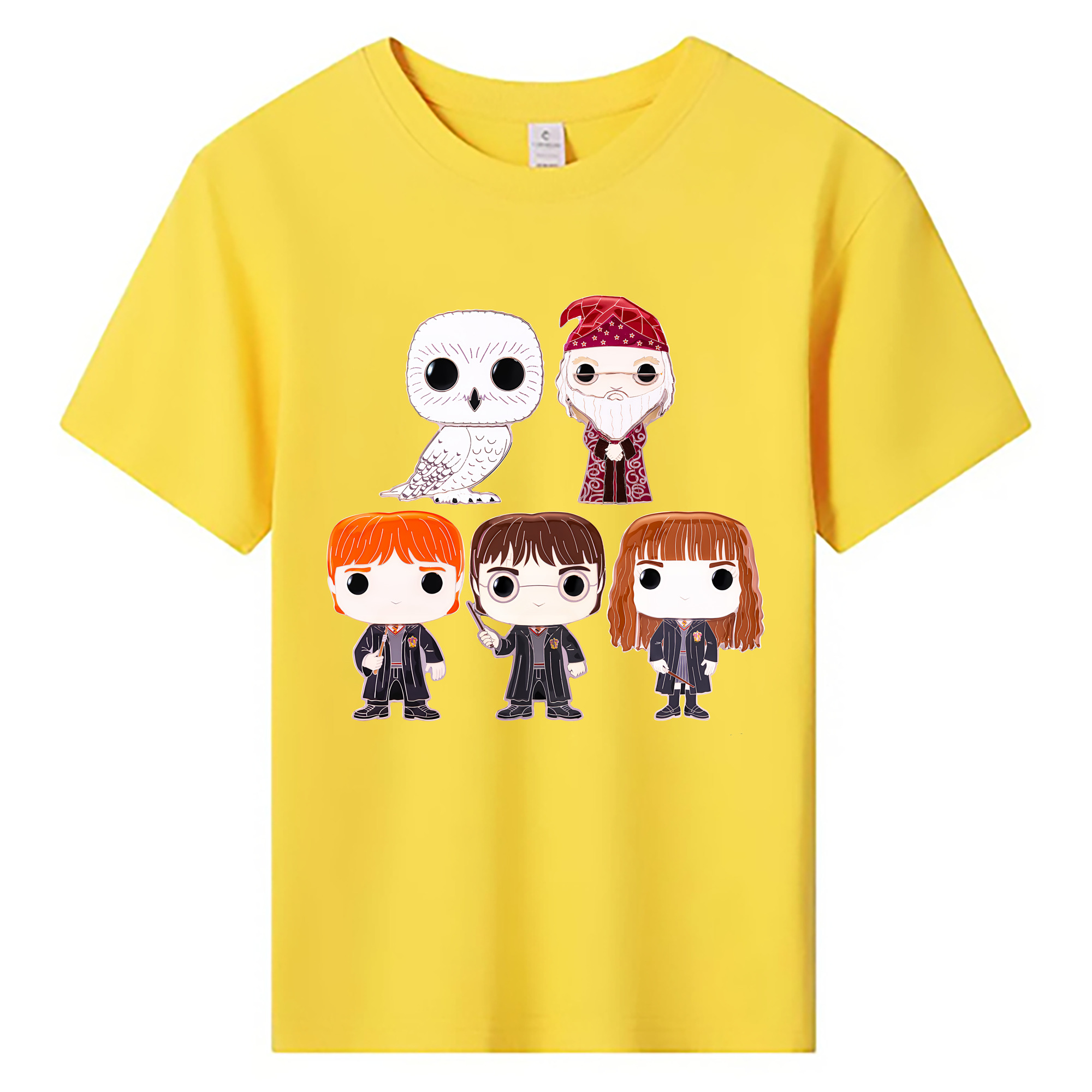 （画像用） Harry Potter ハリー・ポッターシリーズ 綿100％キッズTシャツ（フロントプリント）