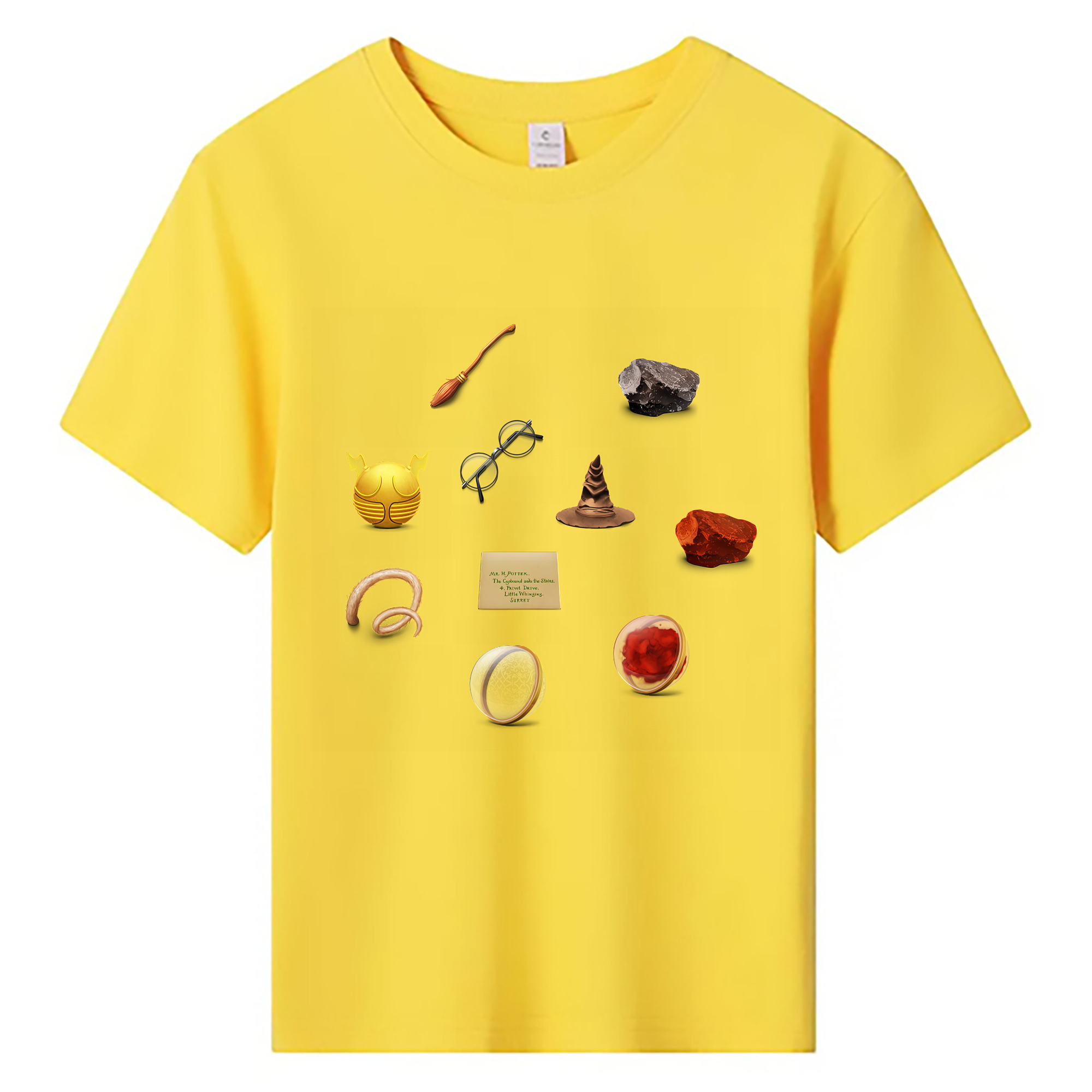 （画像用） Harry Potter ハリー・ポッターシリーズ 綿100％キッズTシャツ（フロントプリント）
