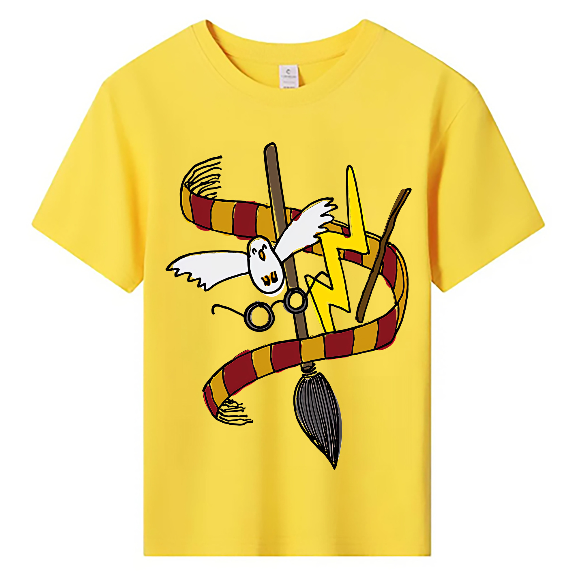 （画像用） Harry Potter ハリー・ポッターシリーズ 綿100％キッズTシャツ（フロントプリント）