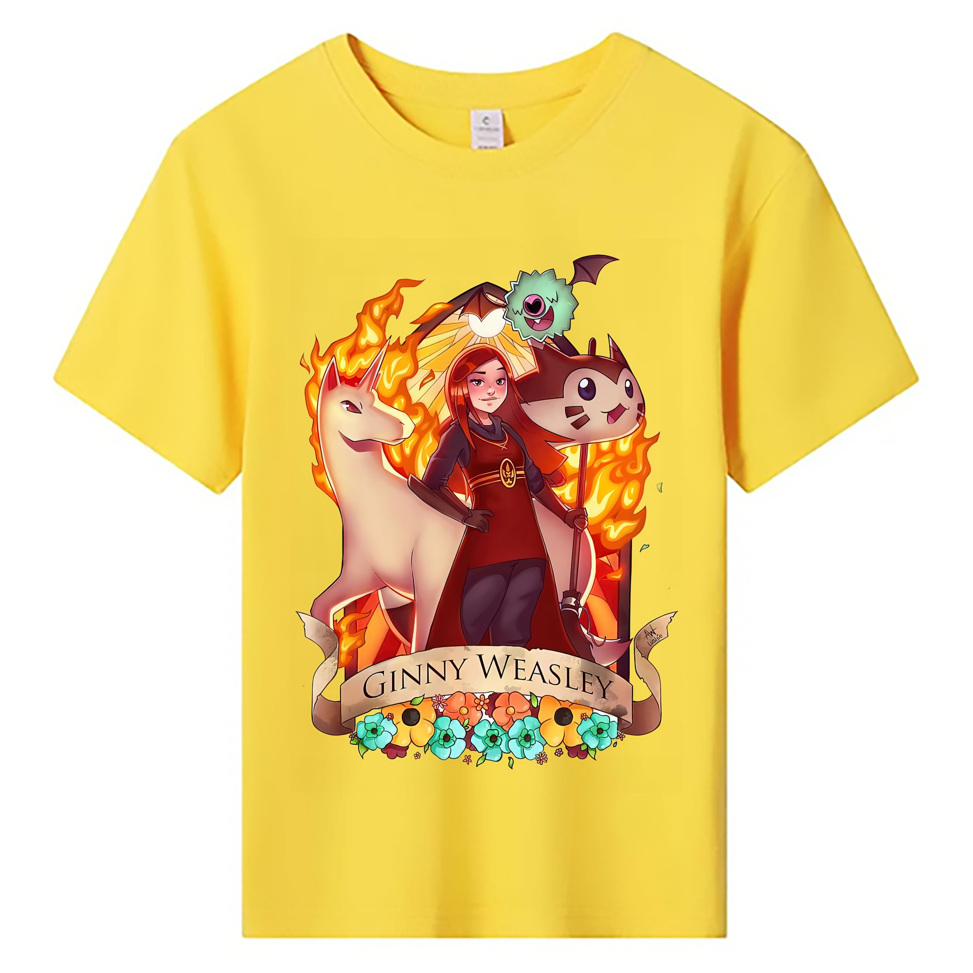 （画像用） Harry Potter ハリー・ポッターシリーズ 綿100％キッズTシャツ（フロントプリント）