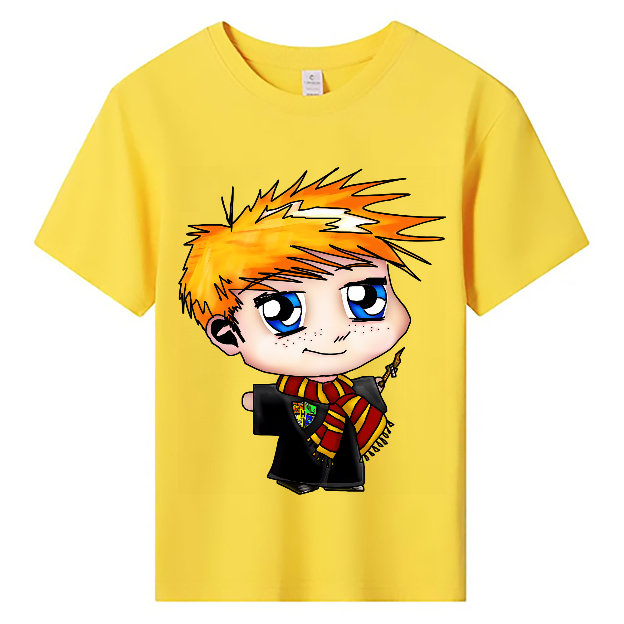 （画像用） Harry Potter ハリー・ポッターシリーズ 綿100％キッズTシャツ（フロントプリント）