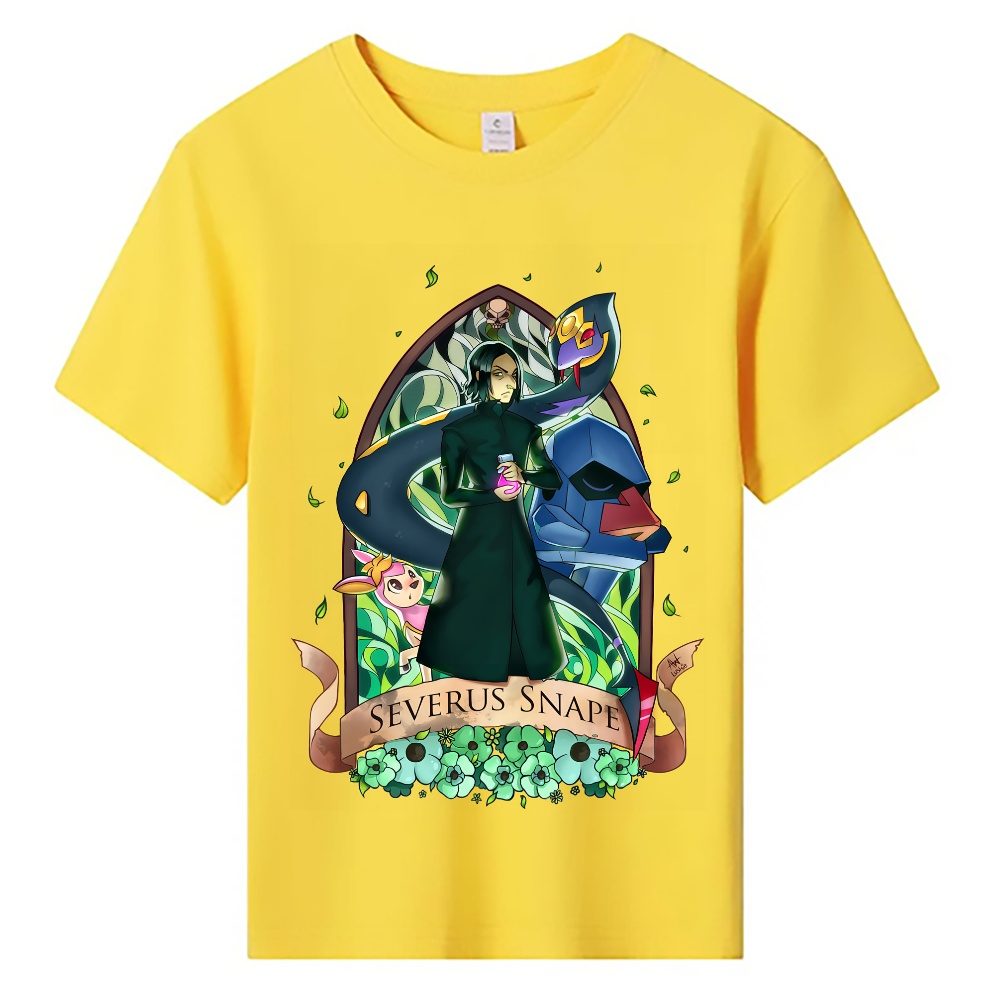（画像用） Harry Potter ハリー・ポッターシリーズ 綿100％キッズTシャツ（フロントプリント）
