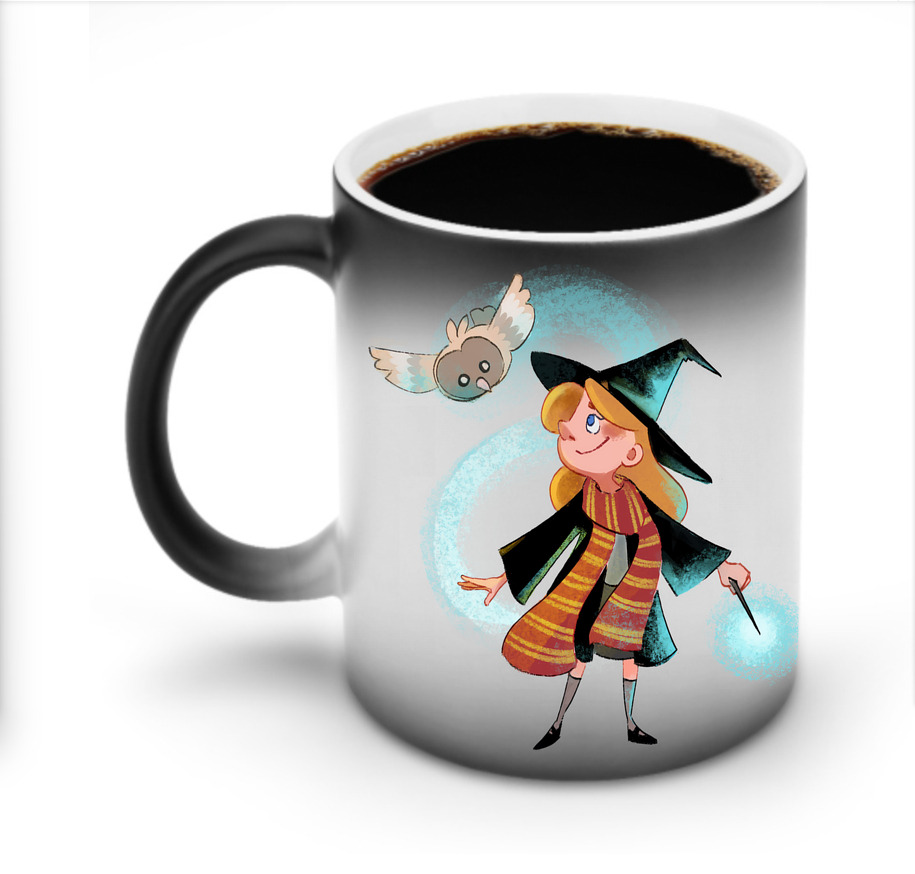 （画像用） Harry Potter ハリー・ポッターシリーズ 温度変色マグカップ