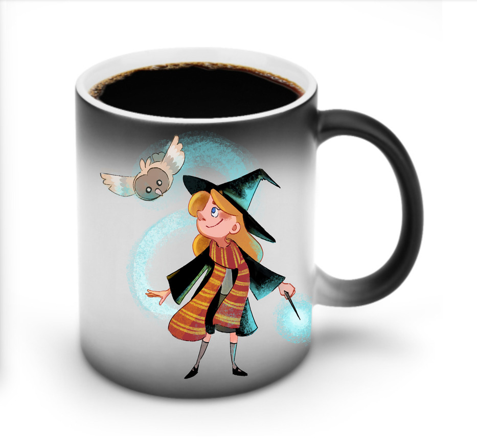（画像用） Harry Potter ハリー・ポッターシリーズ 温度変色マグカップ