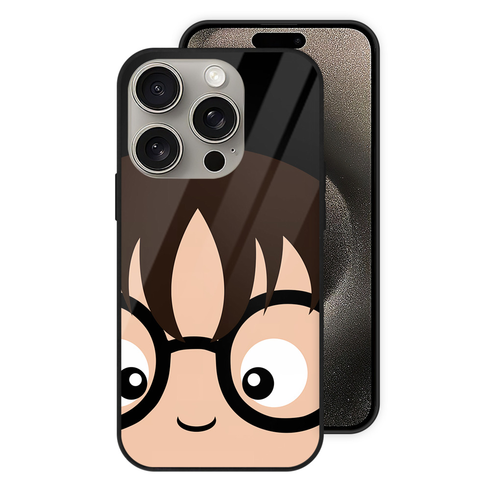 （画像用） Harry Potter ハリー・ポッターシリーズ 【iPhone15Pro対応】スマホケース 耐衝撃＆黄変防止 背面ガラス