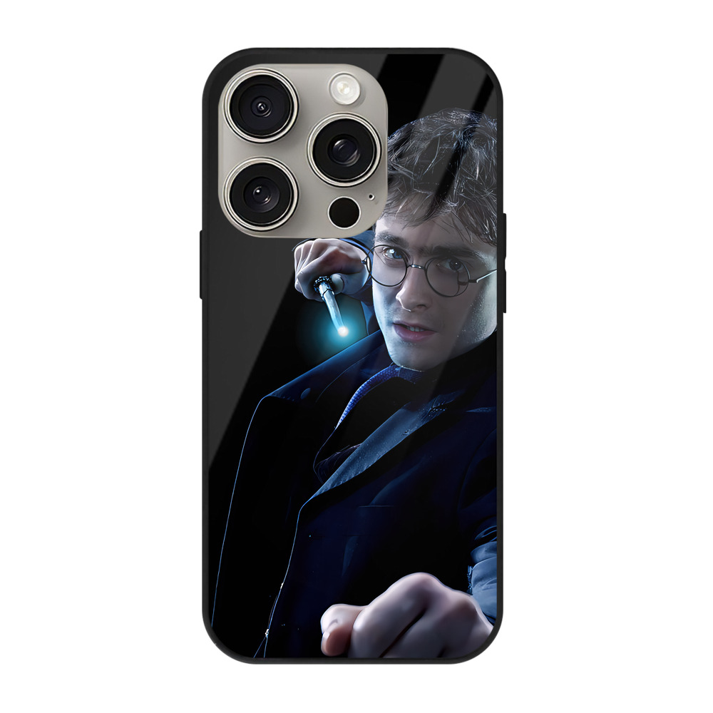 （画像用） Harry Potter ハリー・ポッターシリーズ 【iPhone15Pro対応】スマホケース 耐衝撃＆黄変防止 背面ガラス