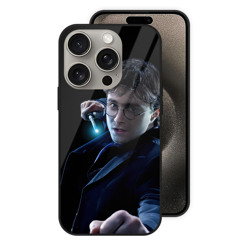 （画像用） Harry Potter ハリー・ポッターシリーズ 【iPhone15Pro対応】スマホケース 耐衝撃＆黄変防止 背面ガラス