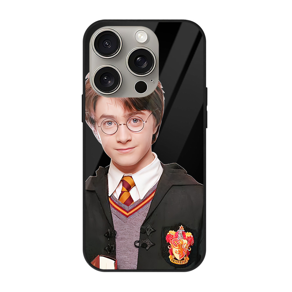 （画像用） Harry Potter ハリー・ポッターシリーズ 【iPhone15Pro対応】スマホケース 耐衝撃＆黄変防止 背面ガラス