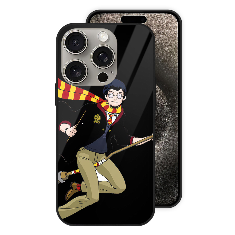 （画像用） Harry Potter ハリー・ポッターシリーズ 【iPhone15Pro対応】スマホケース 耐衝撃＆黄変防止 背面ガラス
