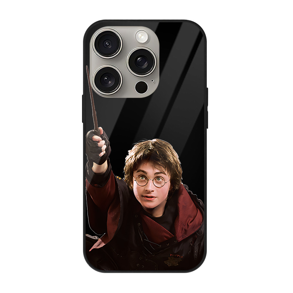 （画像用） Harry Potter ハリー・ポッターシリーズ 【iPhone15Pro対応】スマホケース 耐衝撃＆黄変防止 背面ガラス
