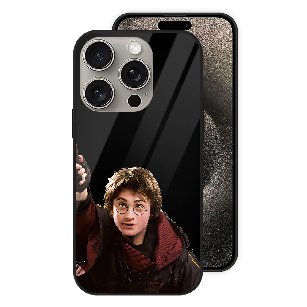 （画像用） Harry Potter ハリー・ポッターシリーズ 【iPhone15Pro対応】スマホケース 耐衝撃＆黄変防止 背面ガラス