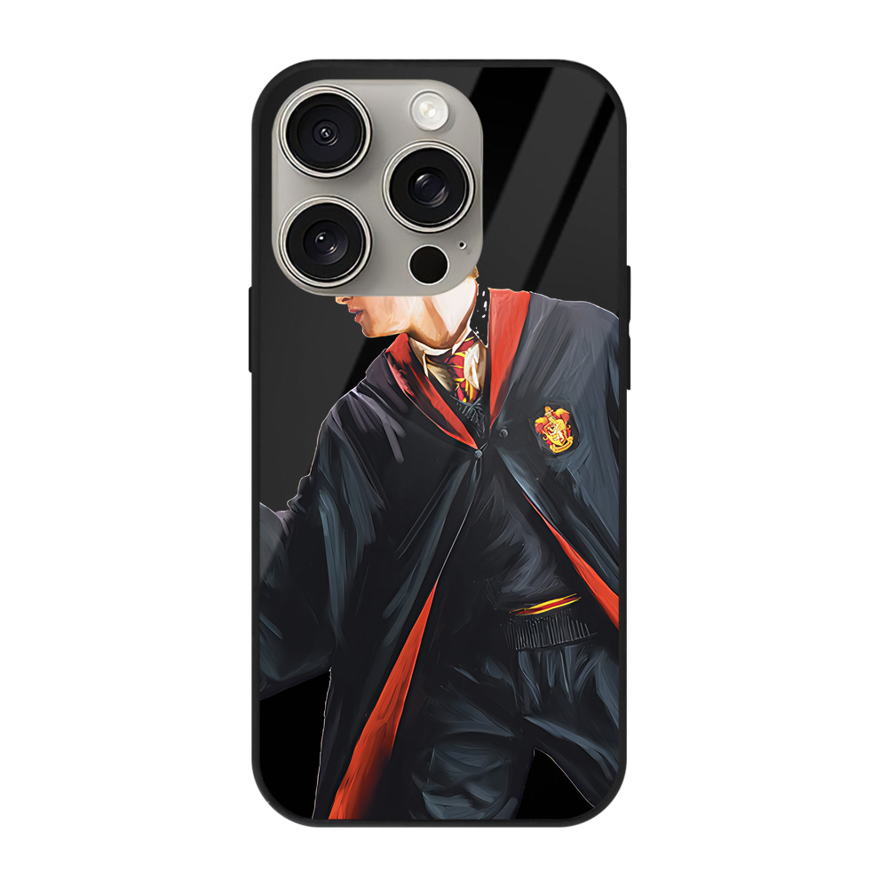（画像用） Harry Potter ハリー・ポッターシリーズ 【iPhone15Pro対応】スマホケース 耐衝撃＆黄変防止 背面ガラス
