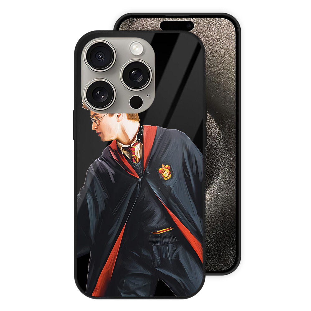 （画像用） Harry Potter ハリー・ポッターシリーズ 【iPhone15Pro対応】スマホケース 耐衝撃＆黄変防止 背面ガラス