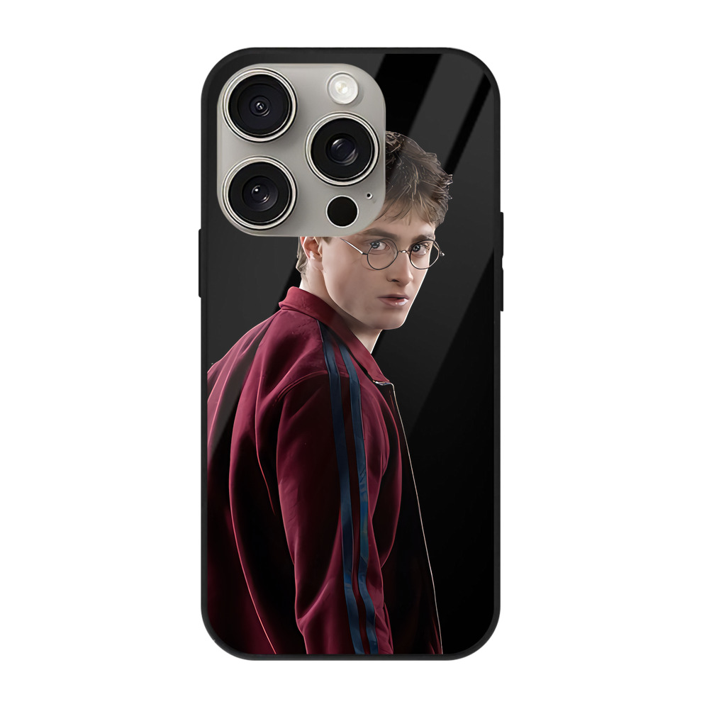 （画像用） Harry Potter ハリー・ポッターシリーズ 【iPhone15Pro対応】スマホケース 耐衝撃＆黄変防止 背面ガラス