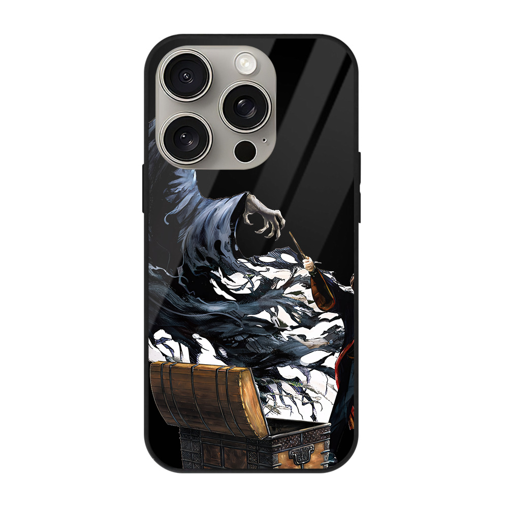 （画像用） Harry Potter ハリー・ポッターシリーズ 【iPhone15Pro対応】スマホケース 耐衝撃＆黄変防止 背面ガラス