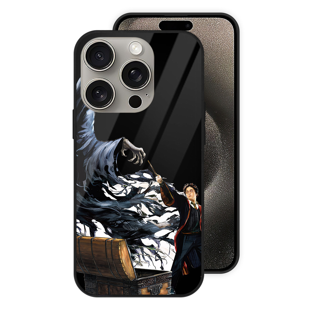 （画像用） Harry Potter ハリー・ポッターシリーズ 【iPhone15Pro対応】スマホケース 耐衝撃＆黄変防止 背面ガラス