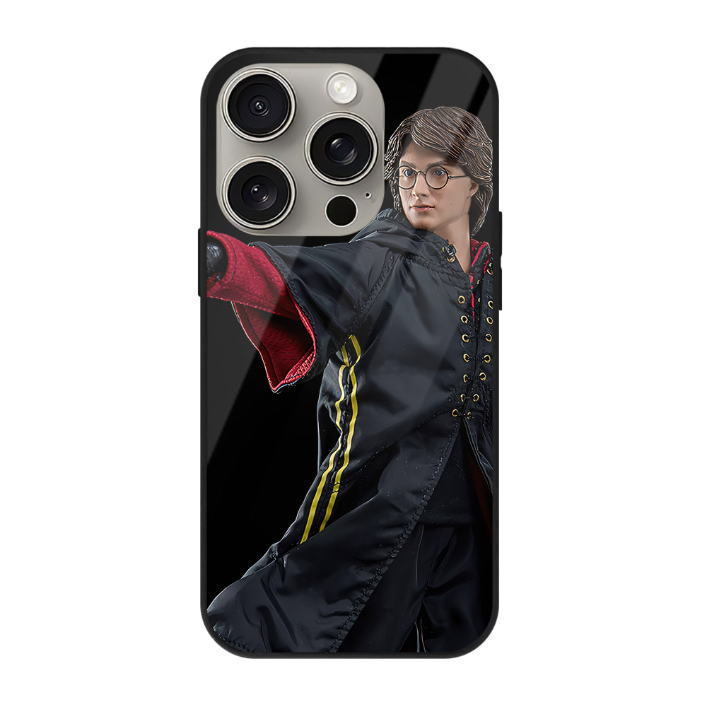 （画像用） Harry Potter ハリー・ポッターシリーズ 【iPhone15Pro対応】スマホケース 耐衝撃＆黄変防止 背面ガラス