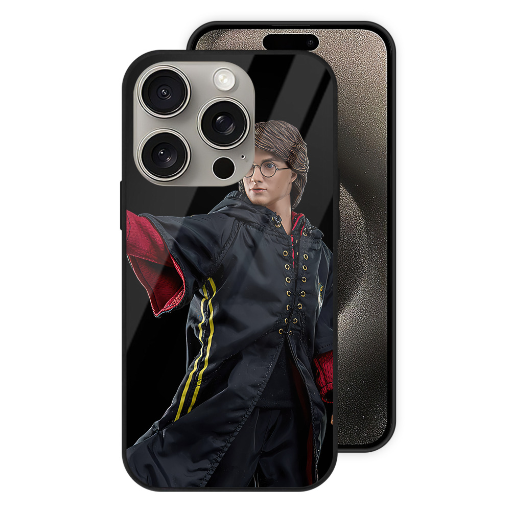 （画像用） Harry Potter ハリー・ポッターシリーズ 【iPhone15Pro対応】スマホケース 耐衝撃＆黄変防止 背面ガラス