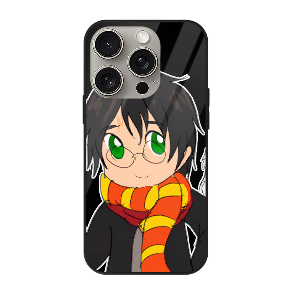 （画像用） Harry Potter ハリー・ポッターシリーズ 【iPhone15Pro対応】スマホケース 耐衝撃＆黄変防止 背面ガラス