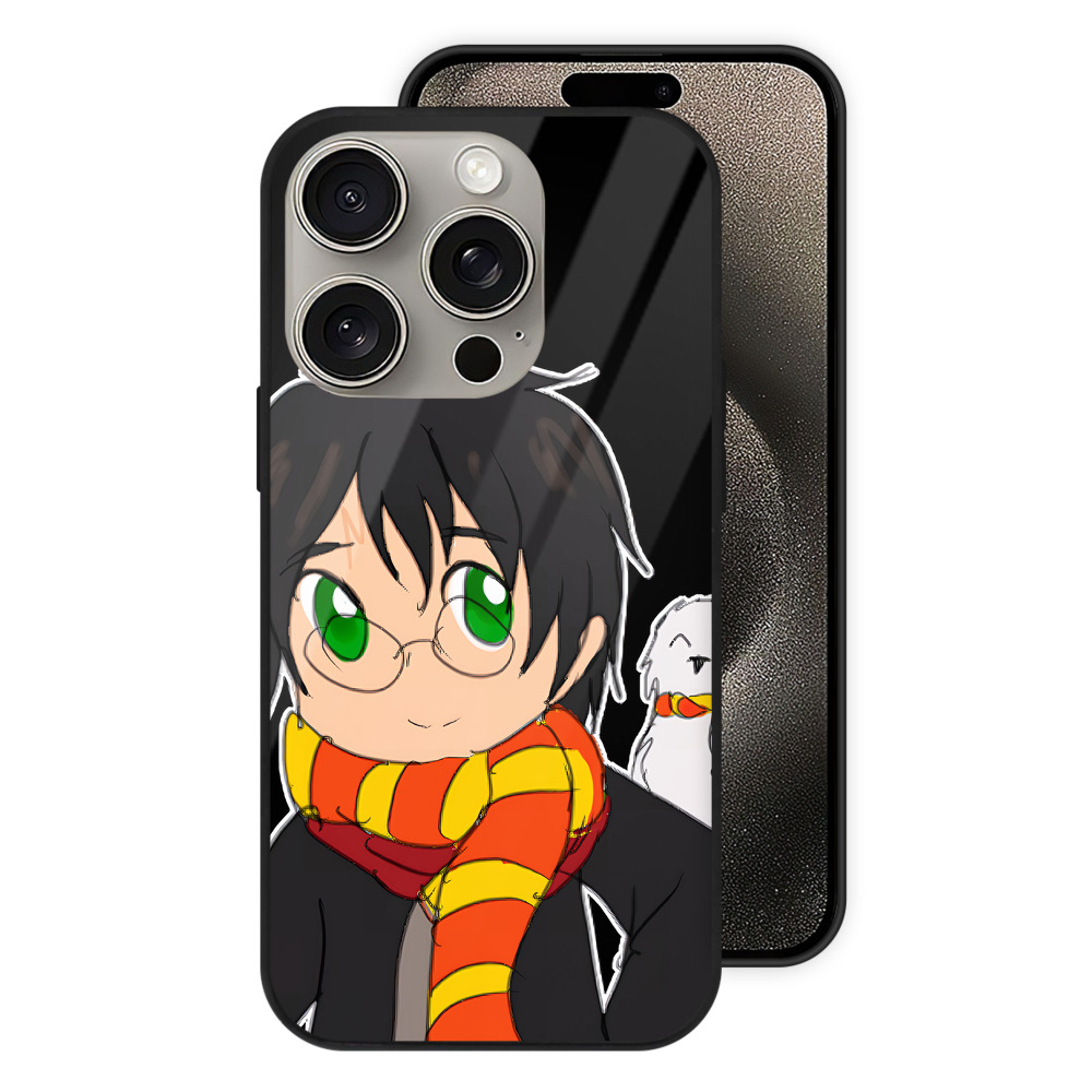 （画像用） Harry Potter ハリー・ポッターシリーズ 【iPhone15Pro対応】スマホケース 耐衝撃＆黄変防止 背面ガラス