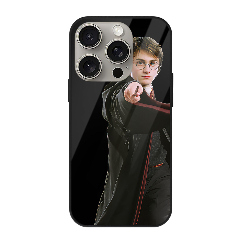（画像用） Harry Potter ハリー・ポッターシリーズ 【iPhone15Pro対応】スマホケース 耐衝撃＆黄変防止 背面ガラス