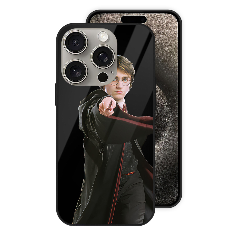 （画像用） Harry Potter ハリー・ポッターシリーズ 【iPhone15Pro対応】スマホケース 耐衝撃＆黄変防止 背面ガラス
