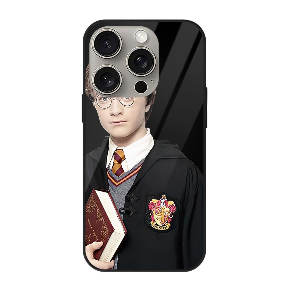 （画像用） Harry Potter ハリー・ポッターシリーズ 【iPhone15Pro対応】スマホケース 耐衝撃＆黄変防止 背面ガラス