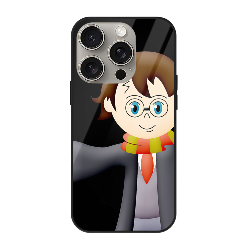 （画像用） Harry Potter ハリー・ポッターシリーズ 【iPhone15Pro対応】スマホケース 耐衝撃＆黄変防止 背面ガラス
