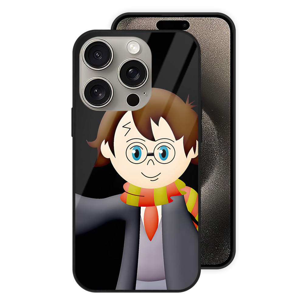 （画像用） Harry Potter ハリー・ポッターシリーズ 【iPhone15Pro対応】スマホケース 耐衝撃＆黄変防止 背面ガラス