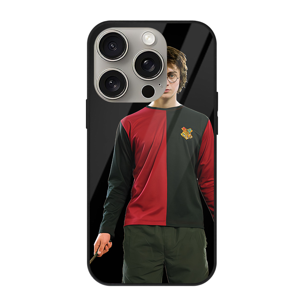 （画像用） Harry Potter ハリー・ポッターシリーズ 【iPhone15Pro対応】スマホケース 耐衝撃＆黄変防止 背面ガラス