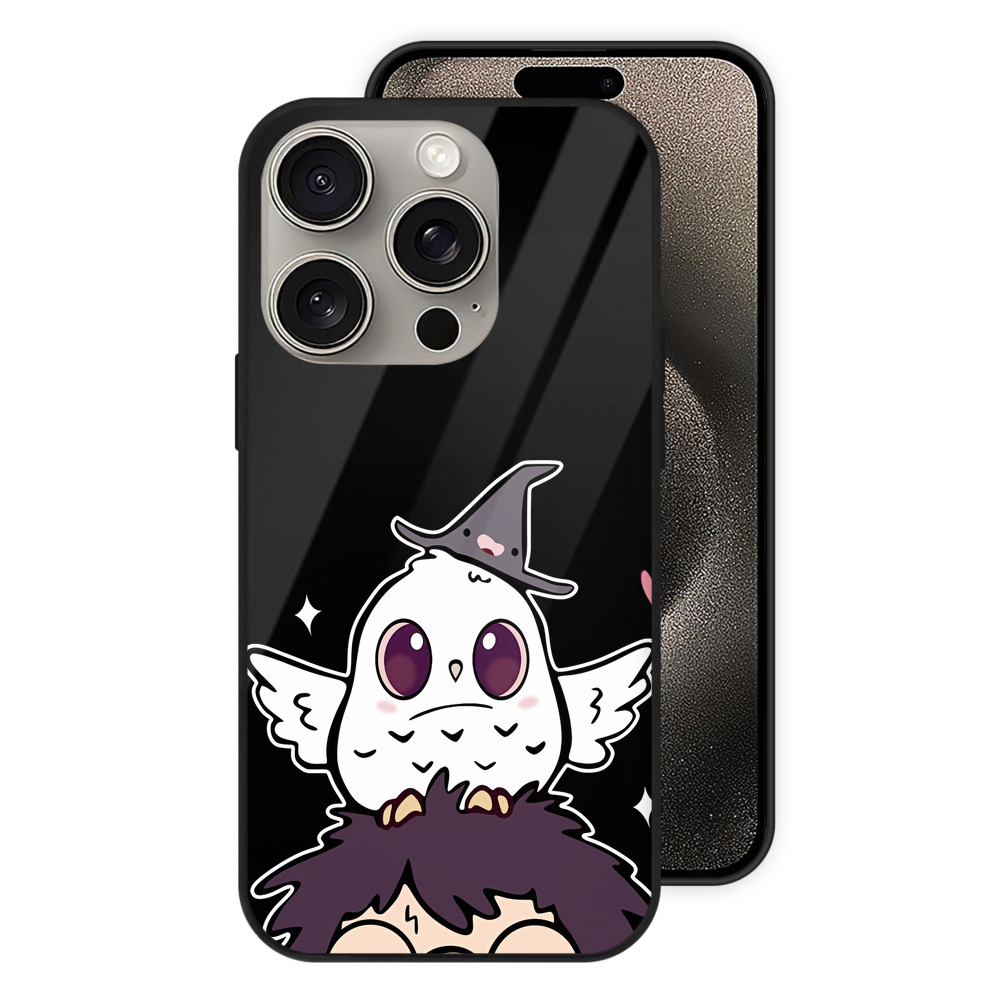 （画像用） Harry Potter ハリー・ポッターシリーズ 【iPhone15Pro対応】スマホケース 耐衝撃＆黄変防止 背面ガラス