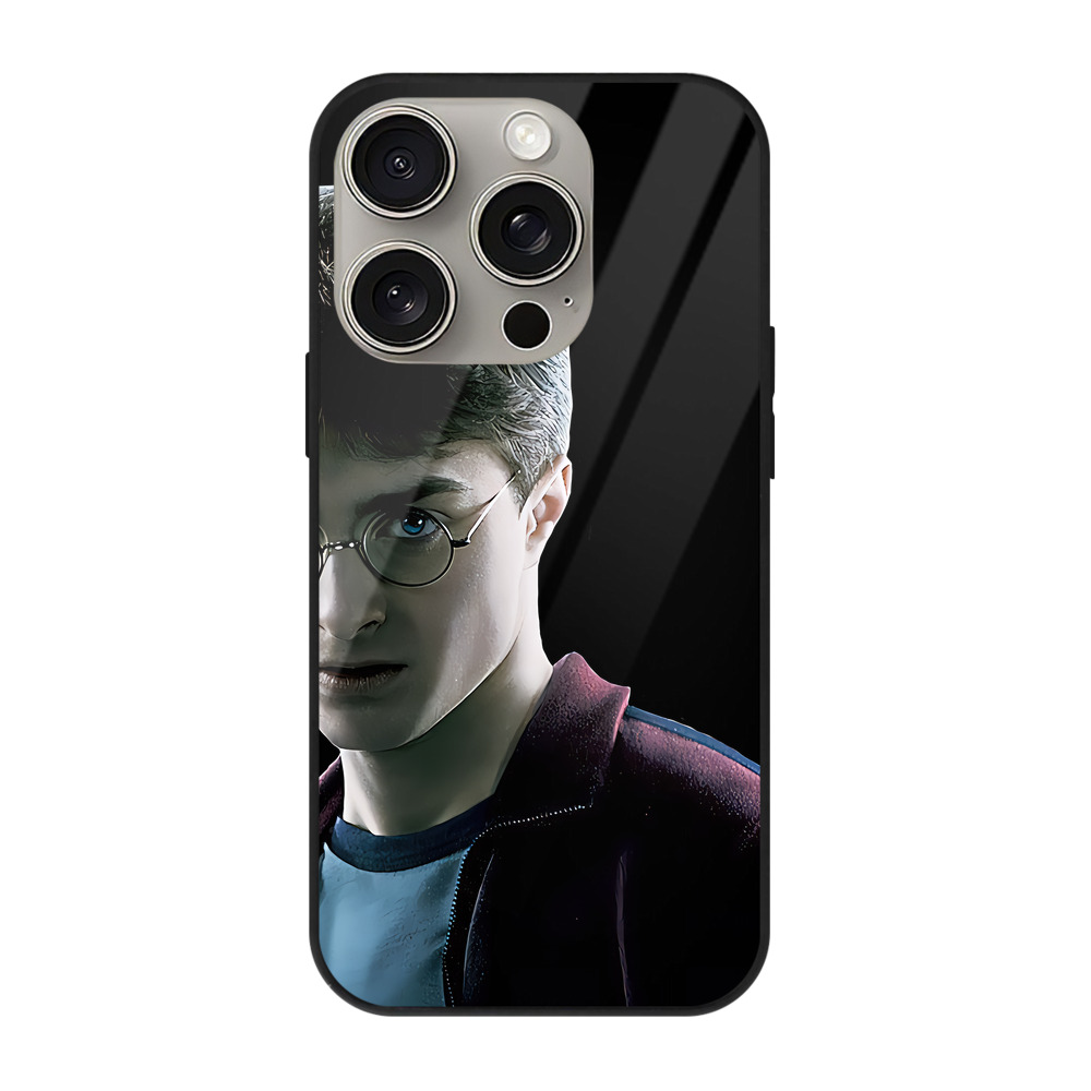 （画像用） Harry Potter ハリー・ポッターシリーズ 【iPhone15Pro対応】スマホケース 耐衝撃＆黄変防止 背面ガラス