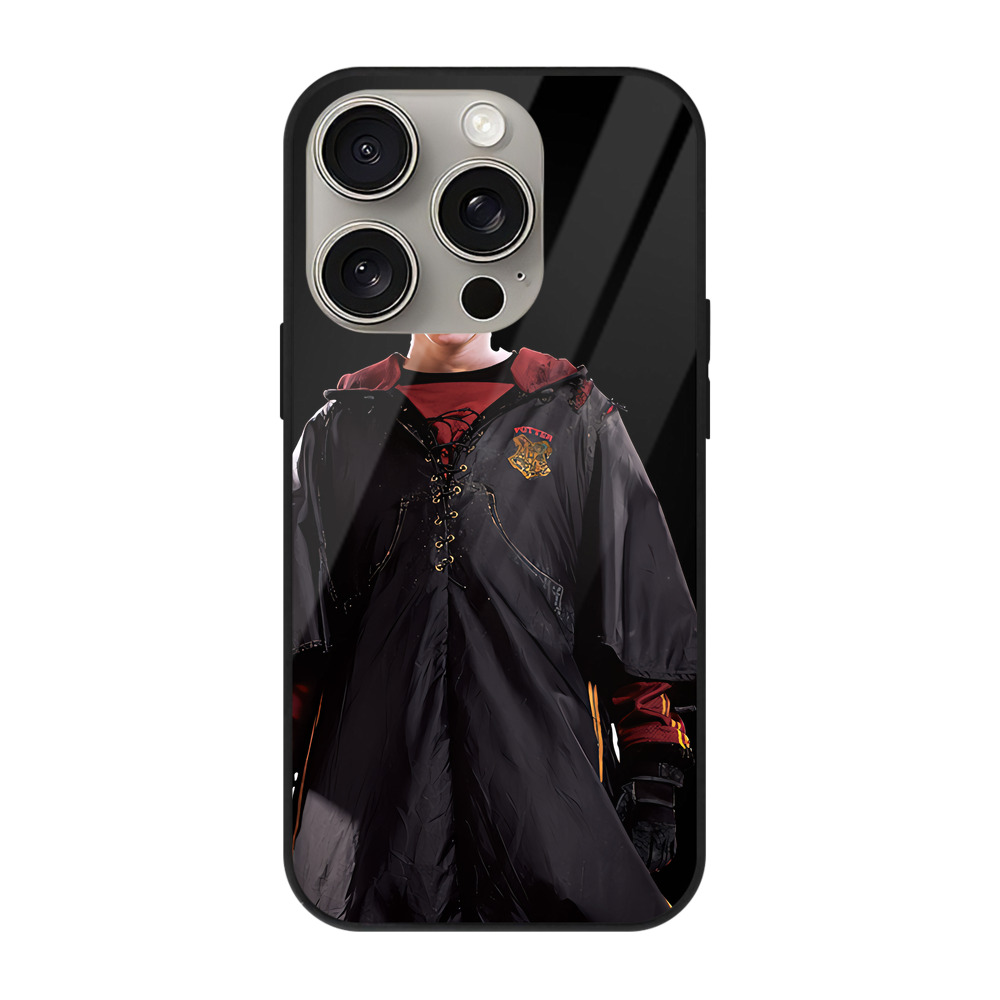 （画像用） Harry Potter ハリー・ポッターシリーズ 【iPhone15Pro対応】スマホケース 耐衝撃＆黄変防止 背面ガラス