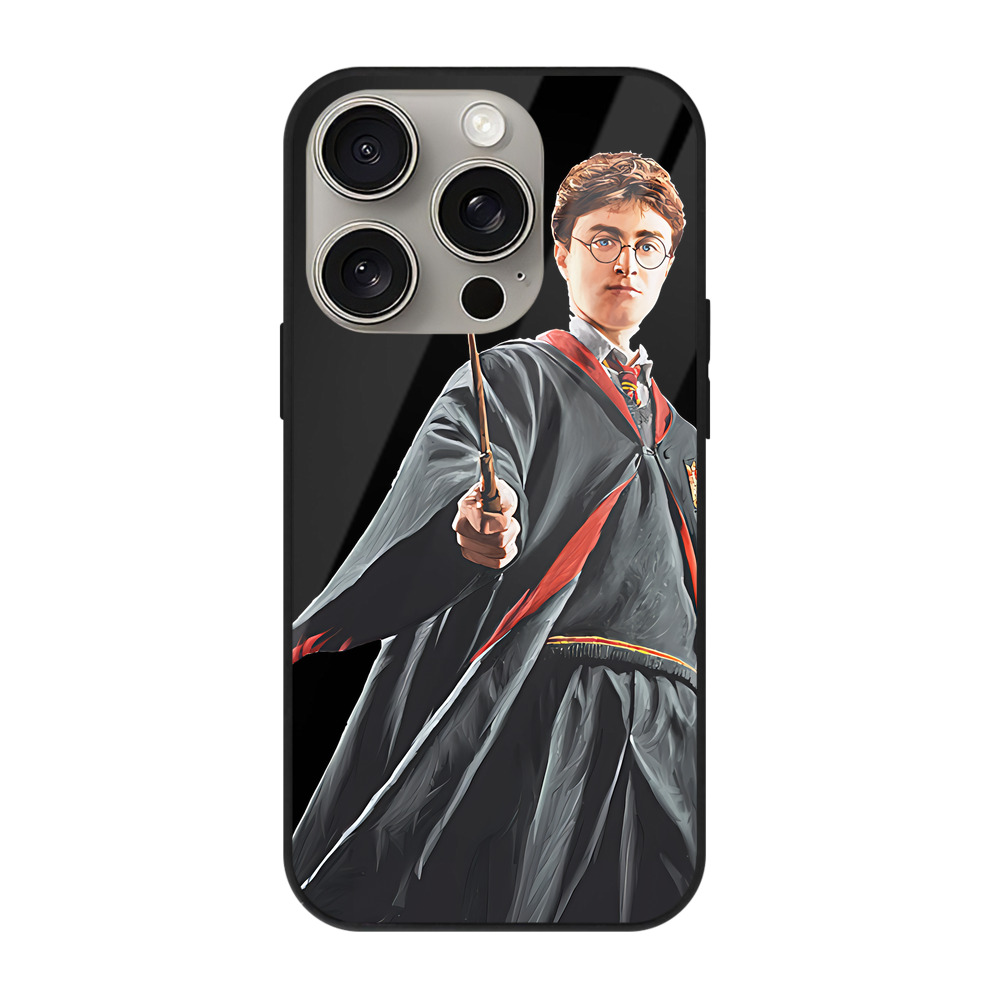 （画像用） Harry Potter ハリー・ポッターシリーズ 【iPhone15Pro対応】スマホケース 耐衝撃＆黄変防止 背面ガラス