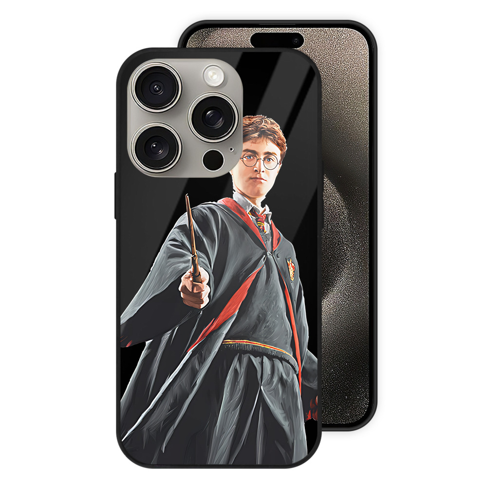 （画像用） Harry Potter ハリー・ポッターシリーズ 【iPhone15Pro対応】スマホケース 耐衝撃＆黄変防止 背面ガラス