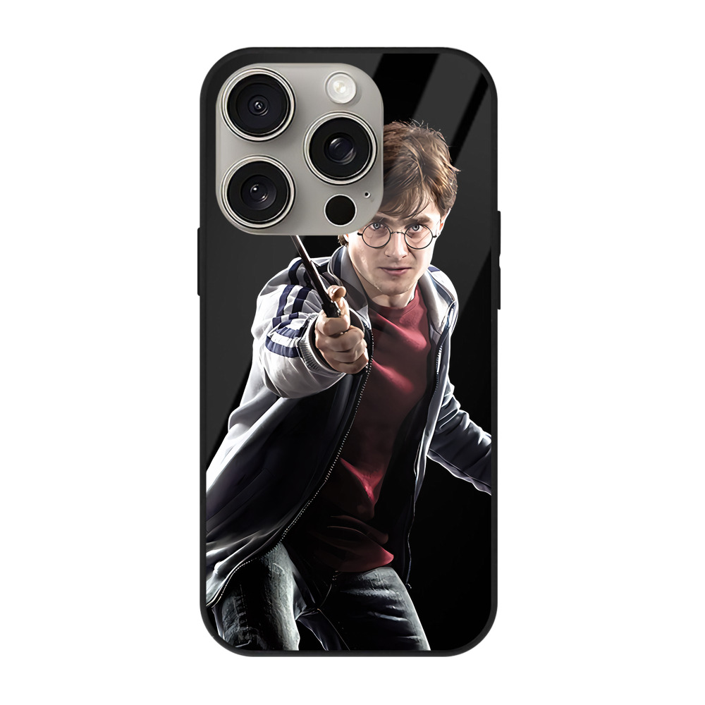 （画像用） Harry Potter ハリー・ポッターシリーズ 【iPhone15Pro対応】スマホケース 耐衝撃＆黄変防止 背面ガラス