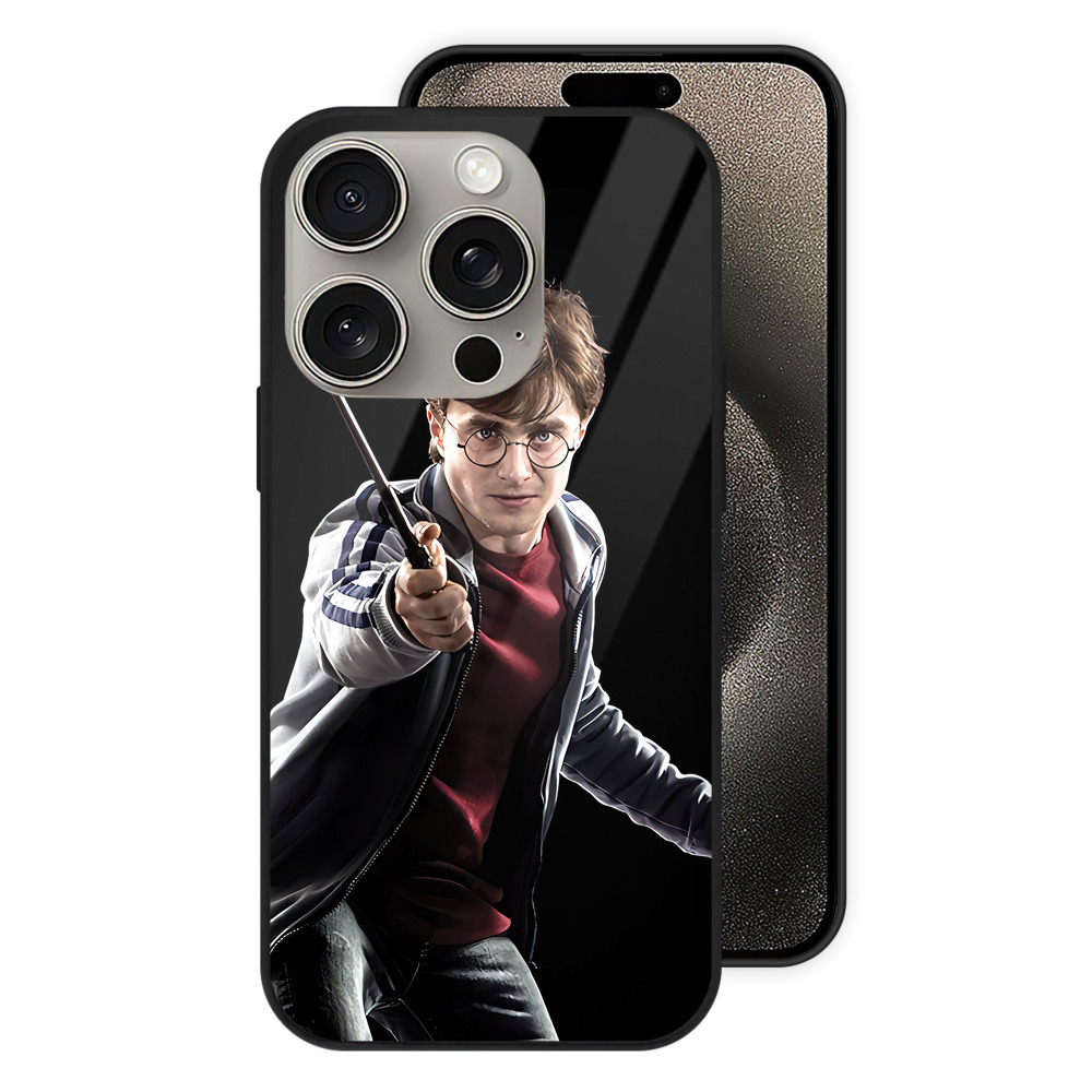 （画像用） Harry Potter ハリー・ポッターシリーズ 【iPhone15Pro対応】スマホケース 耐衝撃＆黄変防止 背面ガラス