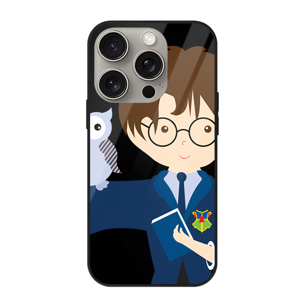 （画像用） Harry Potter ハリー・ポッターシリーズ 【iPhone15Pro対応】スマホケース 耐衝撃＆黄変防止 背面ガラス